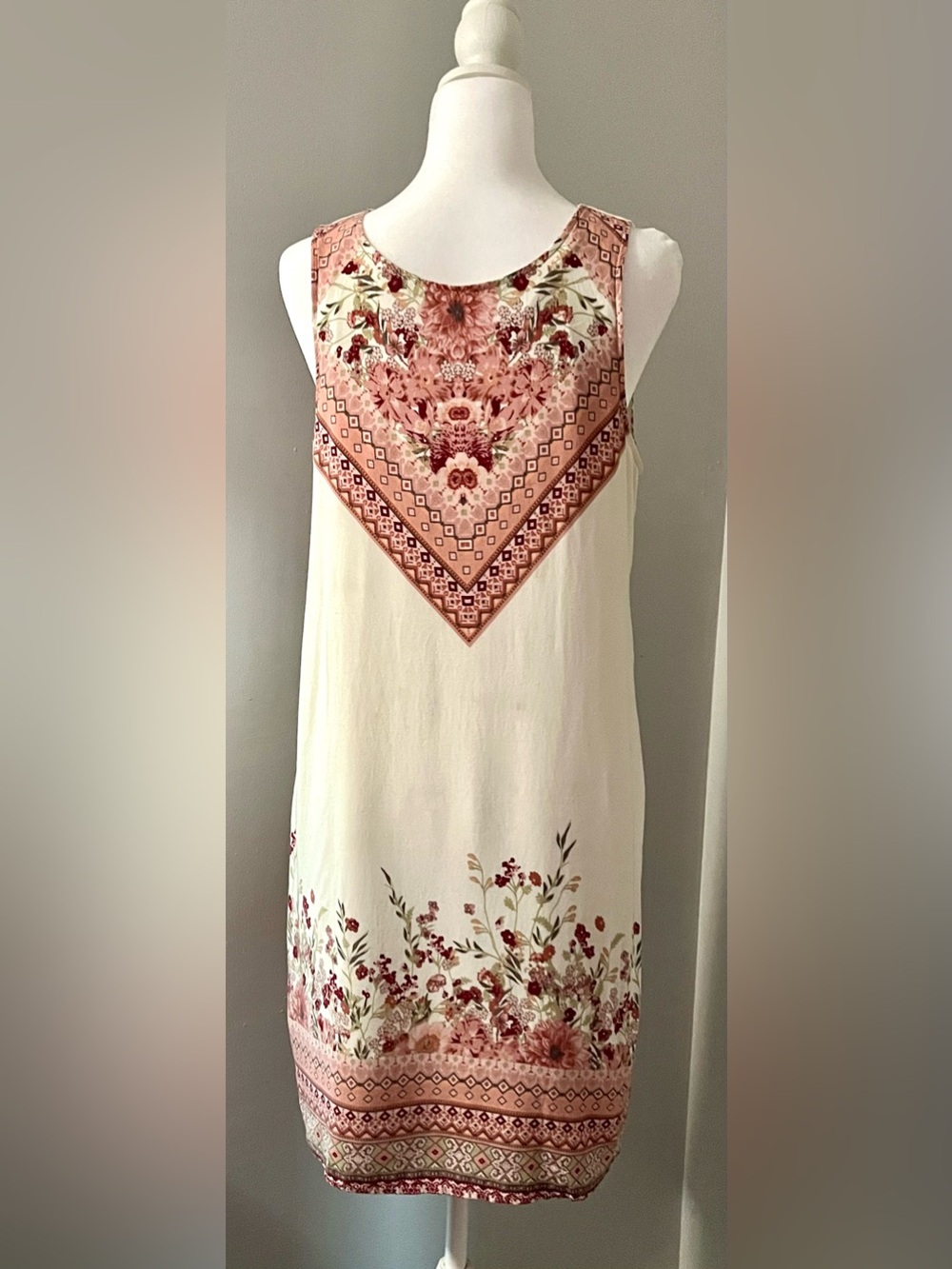 Girls Size Medium Bandana Print Summer Tank Dress
